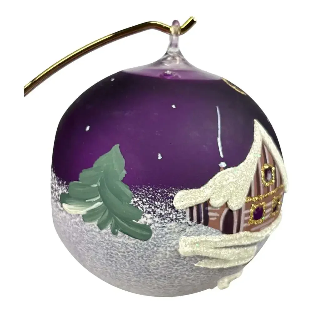 Purple Blown Glass Jumbo 5